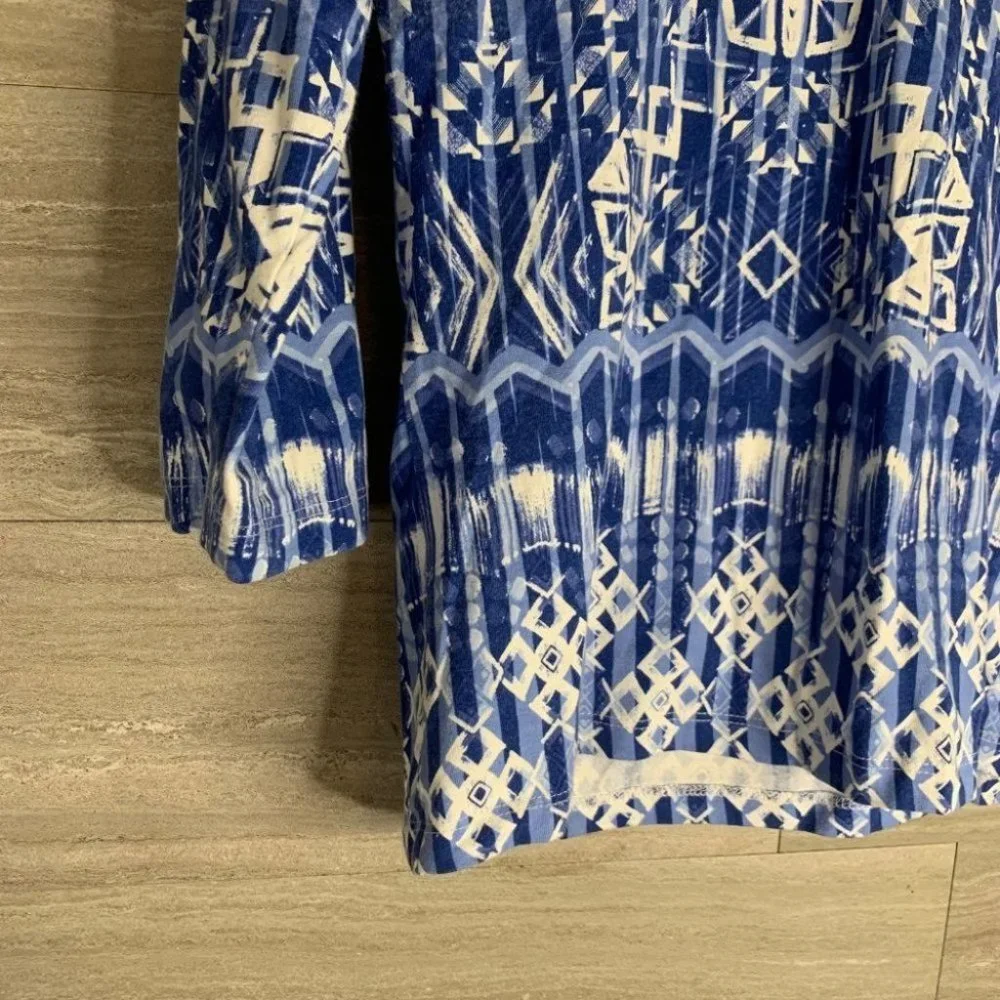 Women’s Ruby Rd. Geometric Blouse - Picture 3 of 7
